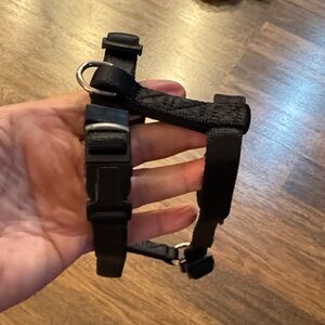 Black Nylon .5” wide Dog Harness